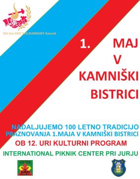 Slovesnost DKD Solidarnost Kamnik ob 1. maju (1)